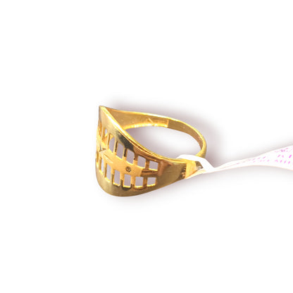 Gold plated ring for girls