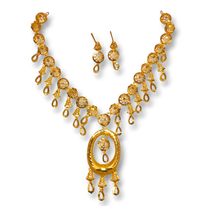 Gold plated turkish necklace
