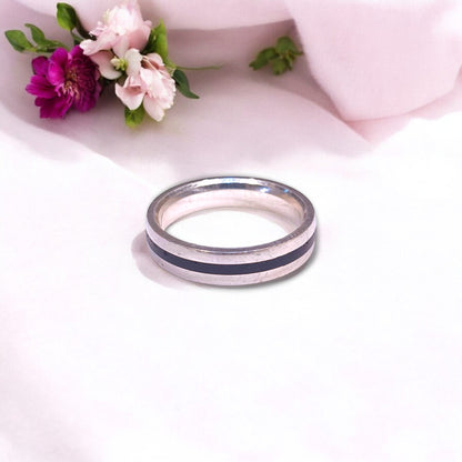 Jauhari Jewellers Premium Silver Men's Plain Ring