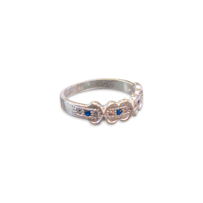 Silver ring for girls