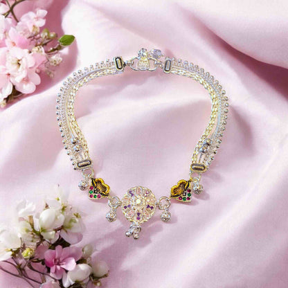Silver payal under 7000
