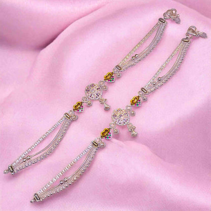 Silver anklets under 7000