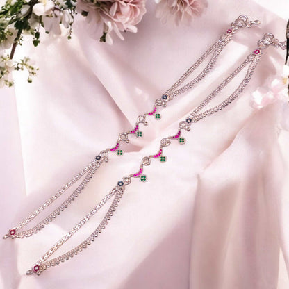 Silver payal under 5000