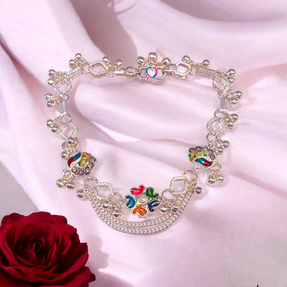 Silver heavy silver payal