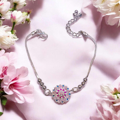 Silver Rakhi for brother 