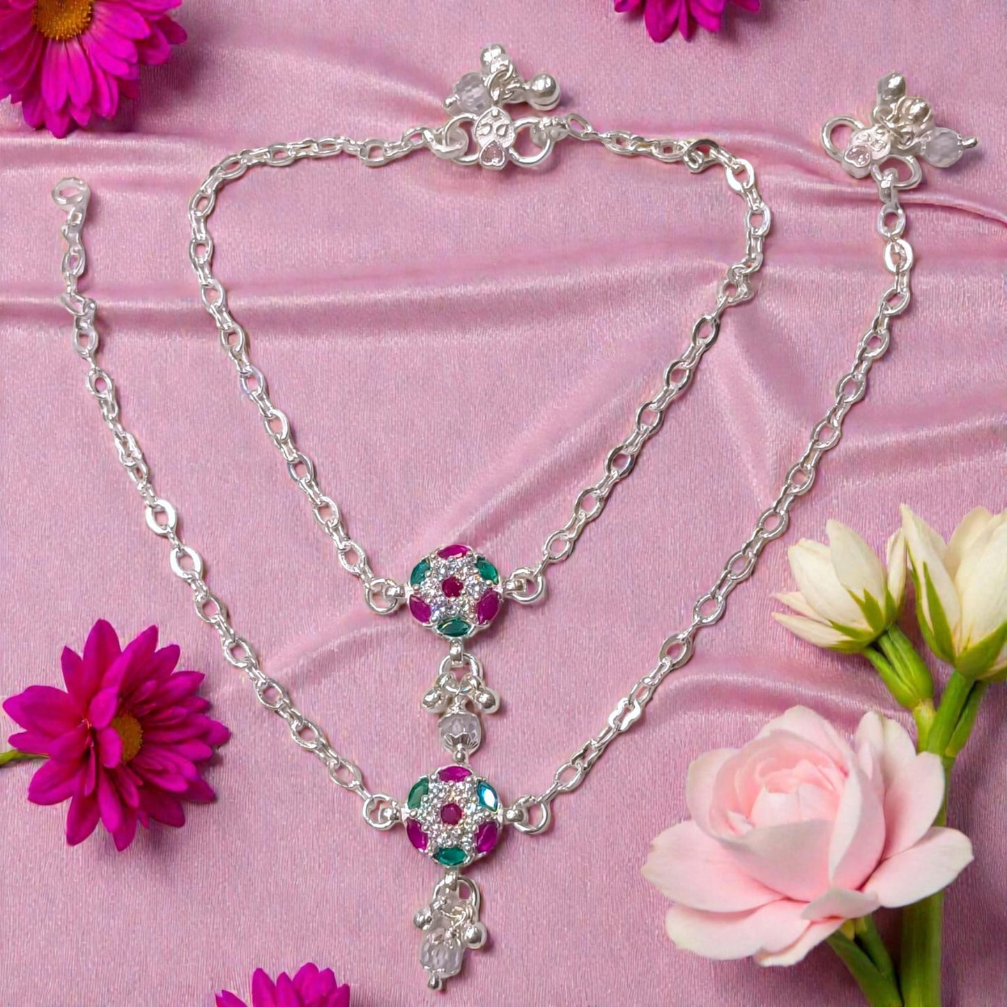 Silver payal for women