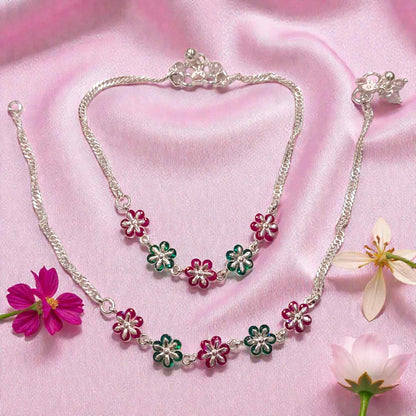 Silver payal for women