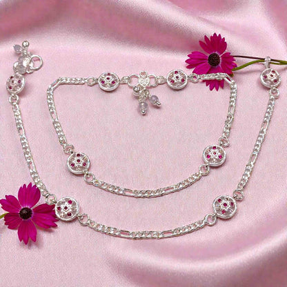 Silver payal for women