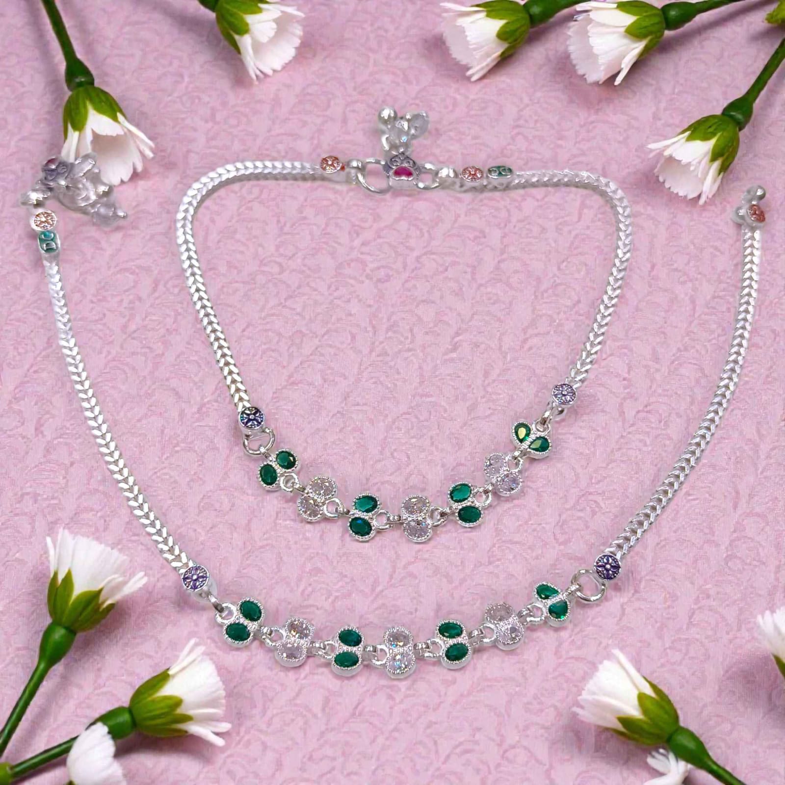 Fancy Silver payal for women