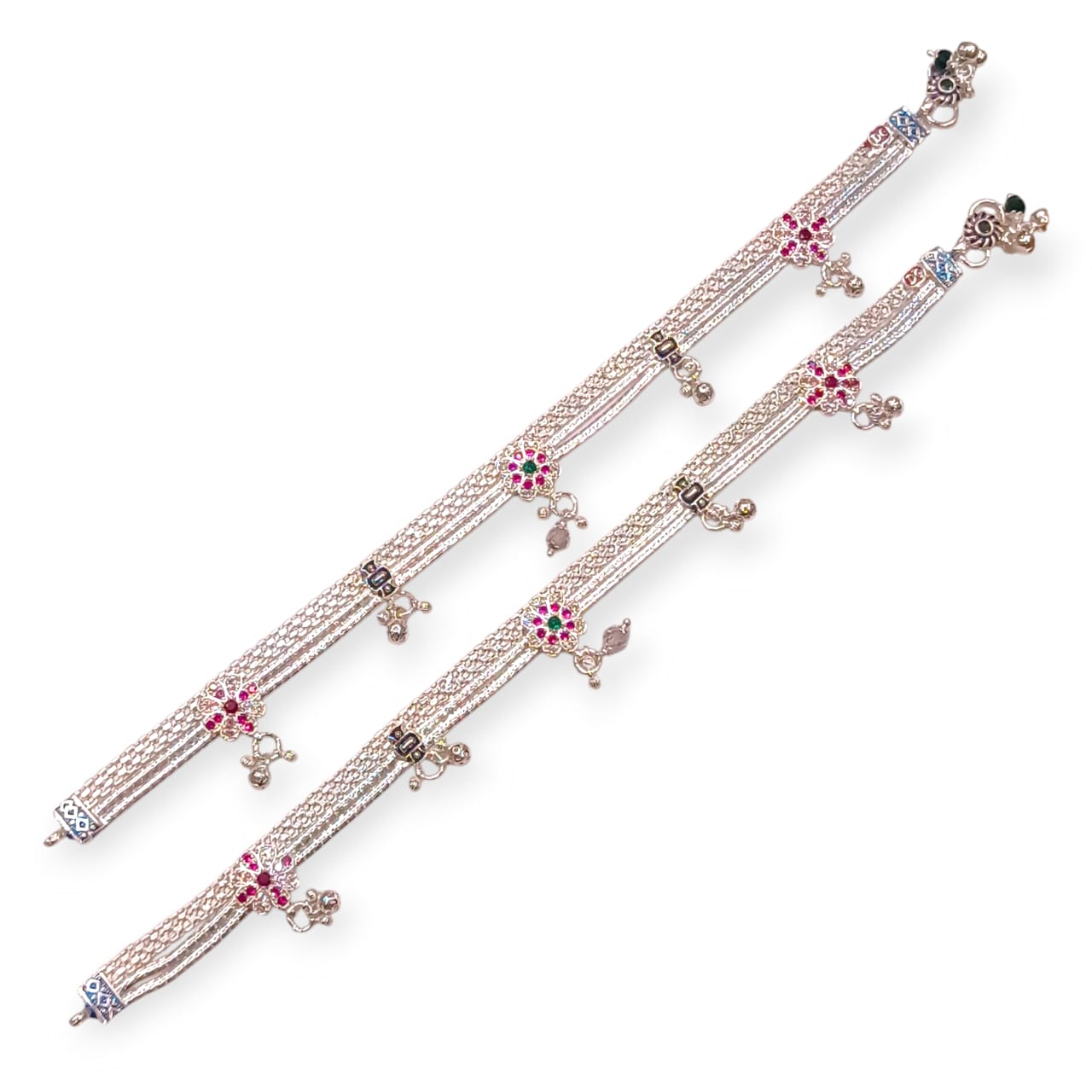 Premium silver payal