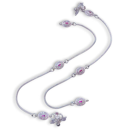 Lightweight Silver payal 