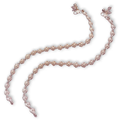 Silver anklets for daily use