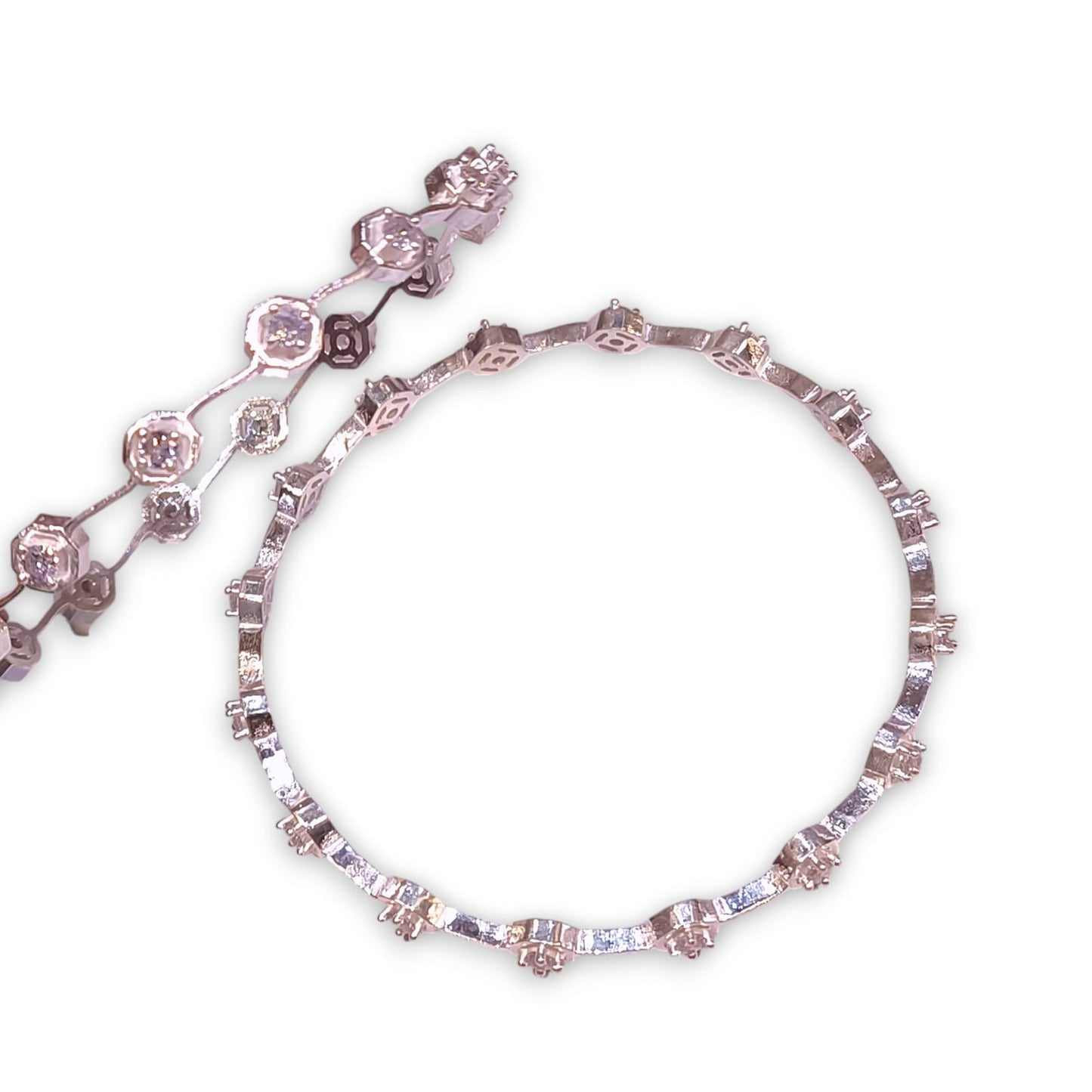 Fancy silver Bangles 