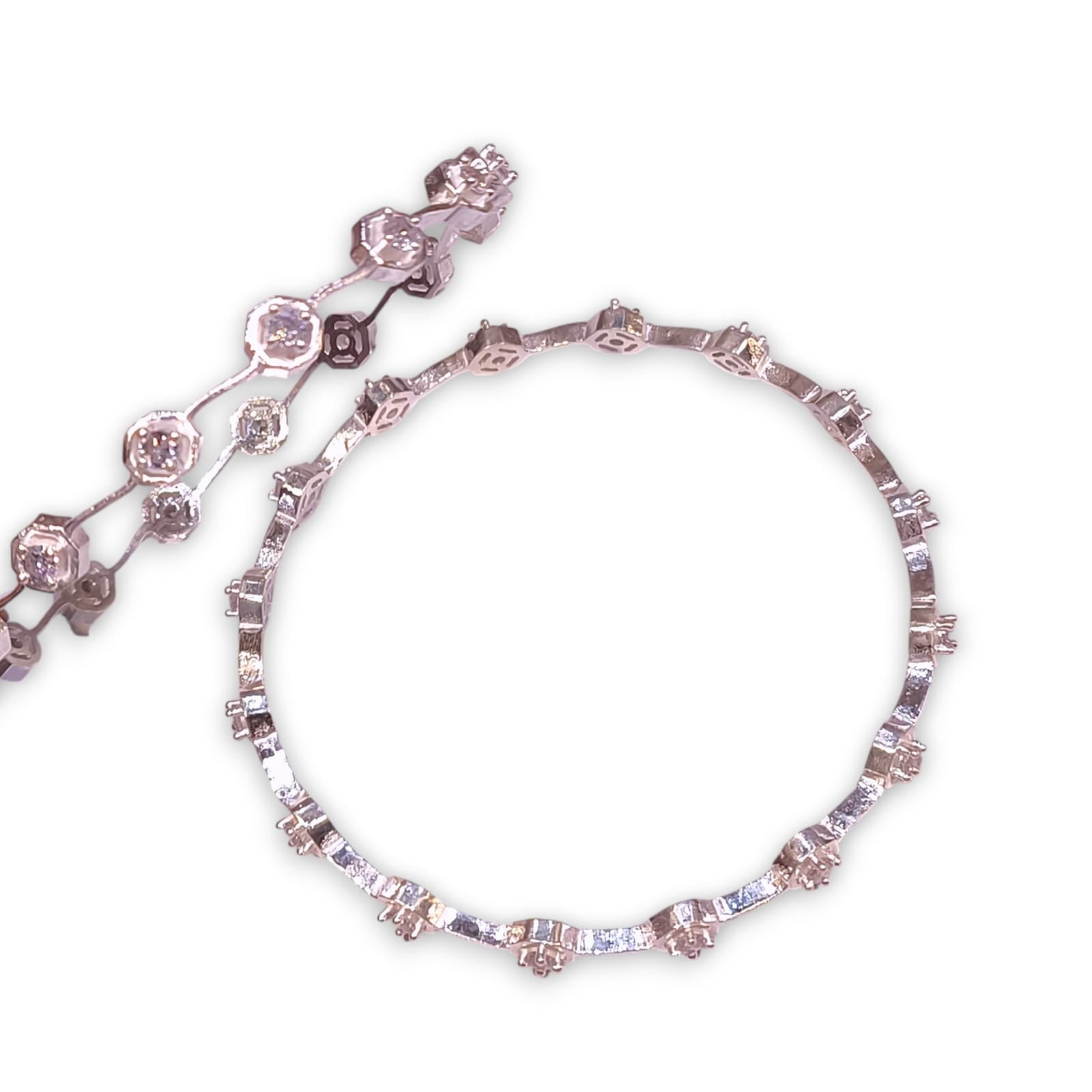 Fancy silver Bangles 