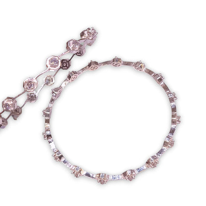 Fancy silver Bangles 