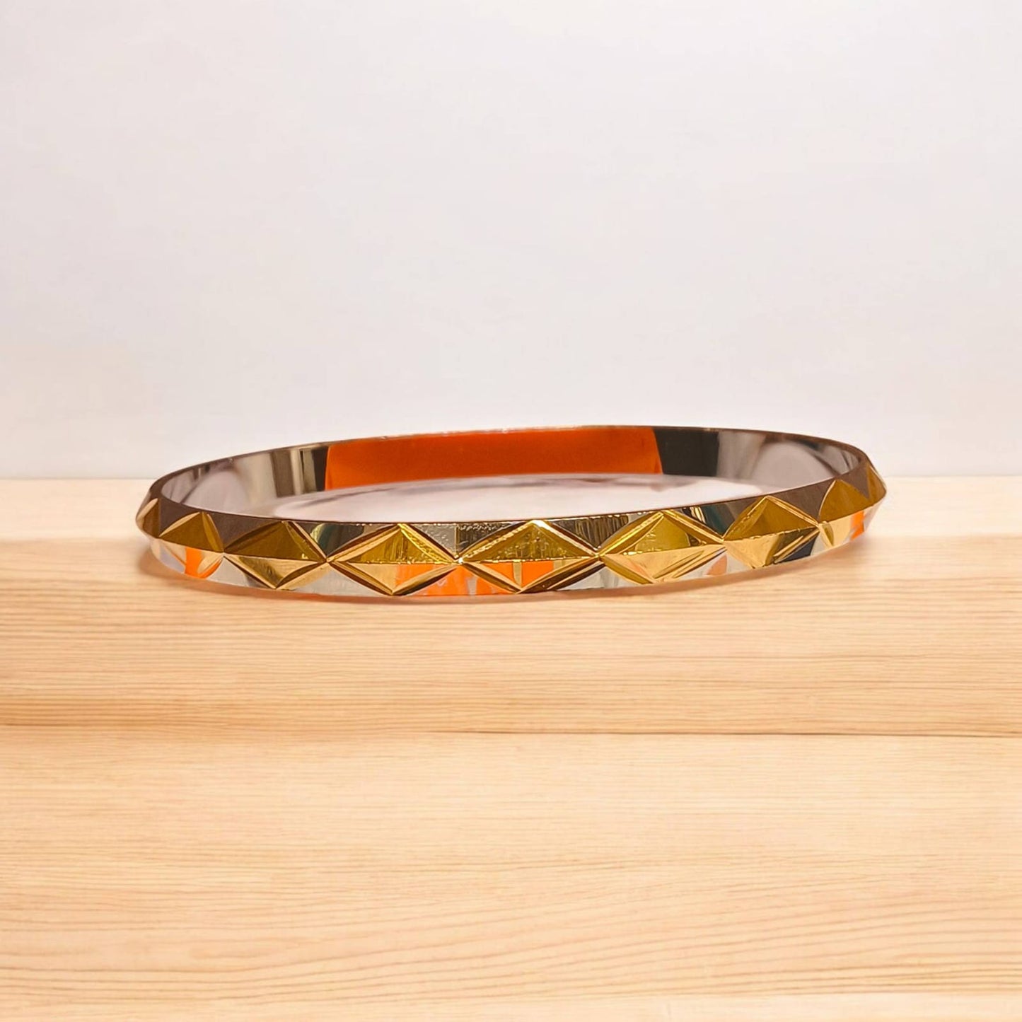 Gold plated silver kada