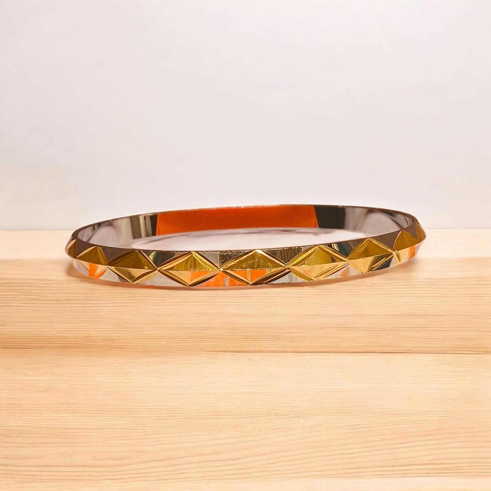 Gold plated silver kada