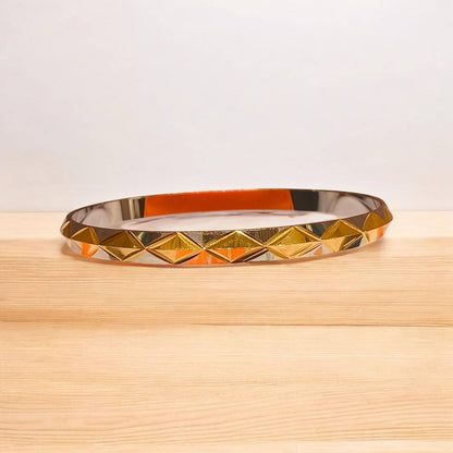 Gold plated silver kada