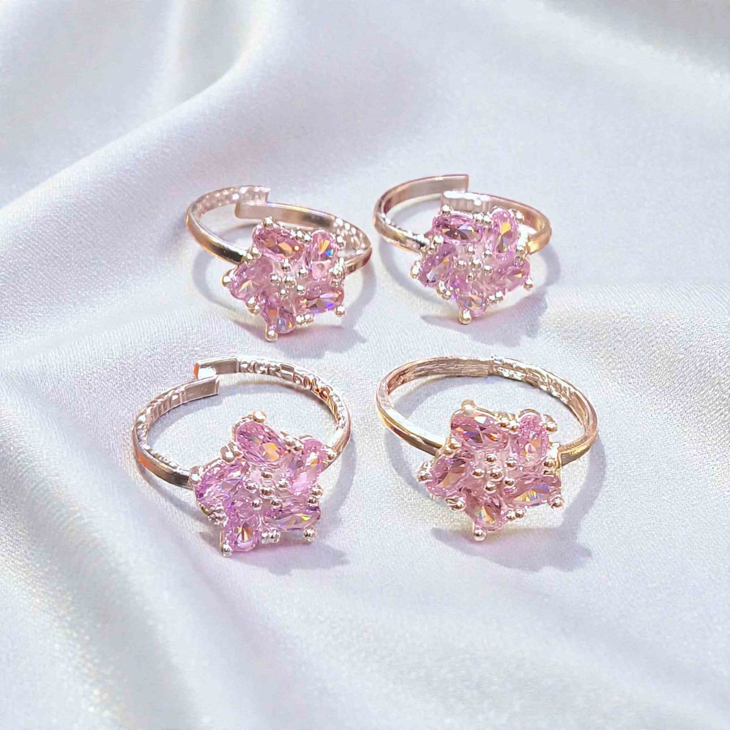 Silver toe ring for women