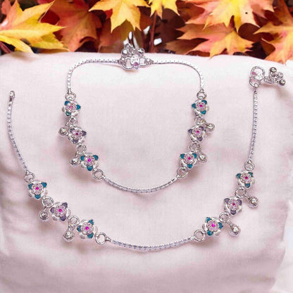 Silver payal for women