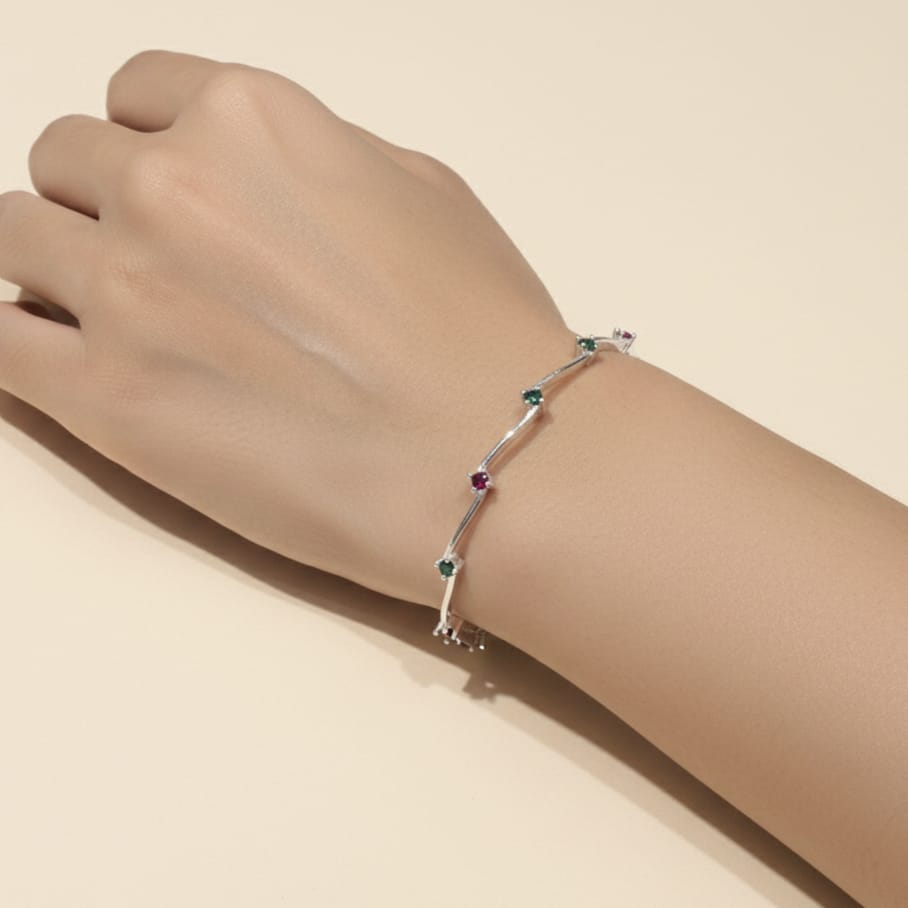 Silver bangles for women