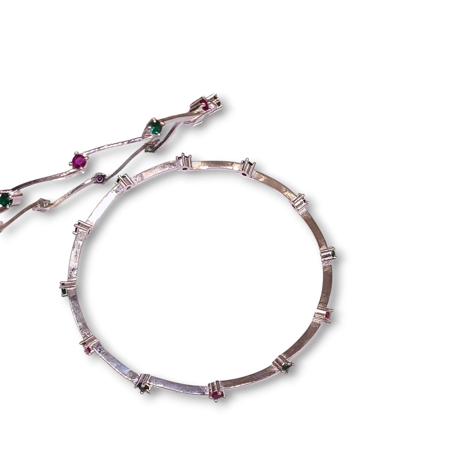 Silver bangles latest design by jauhari jewellers