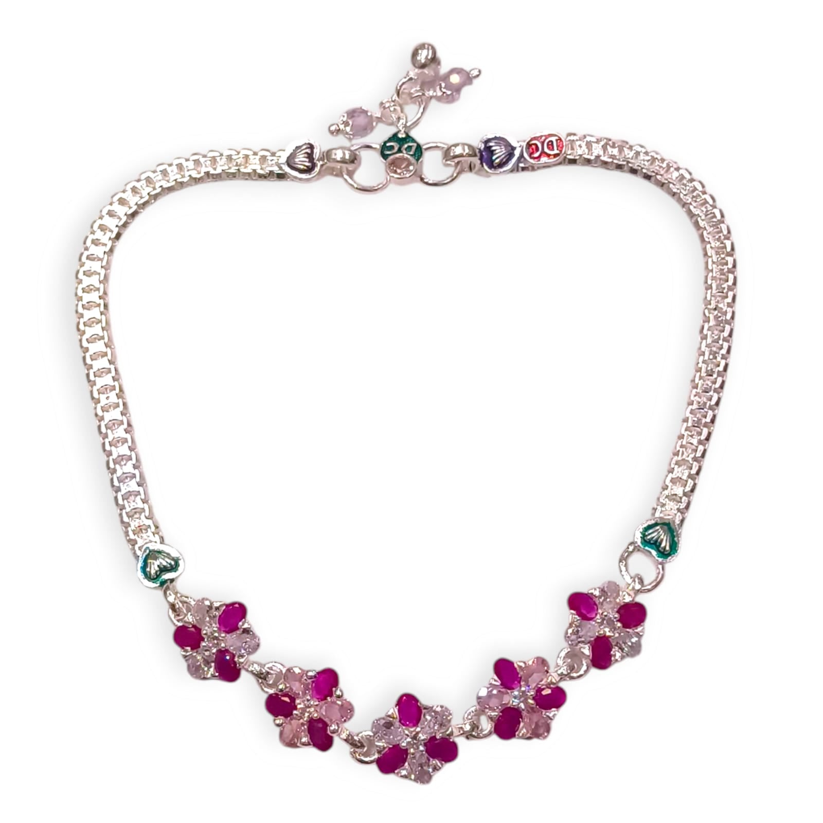 Elegent silver payal for women