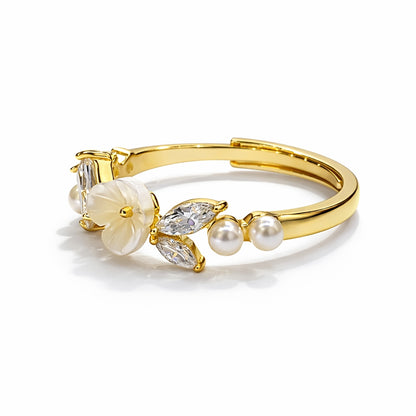 Sterling silver adjustable ring for women