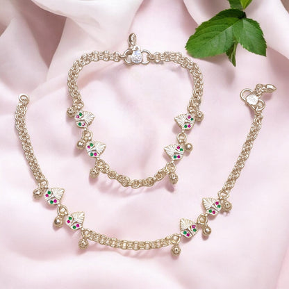 Silver payal for women - jauhari jewellers