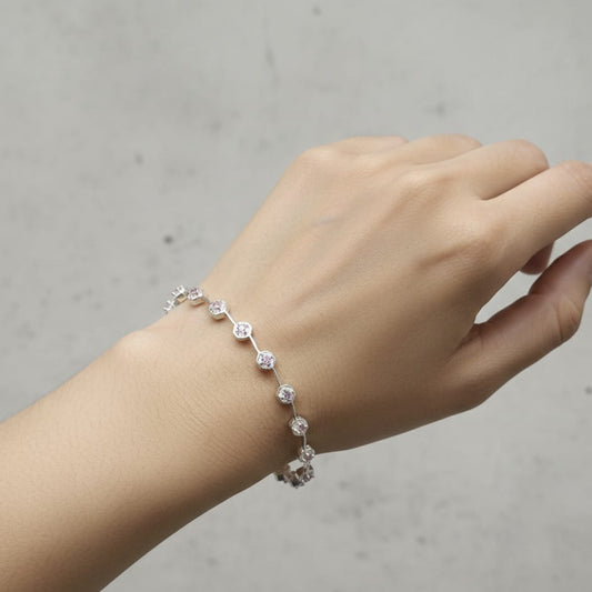 Silver bangles for daily use