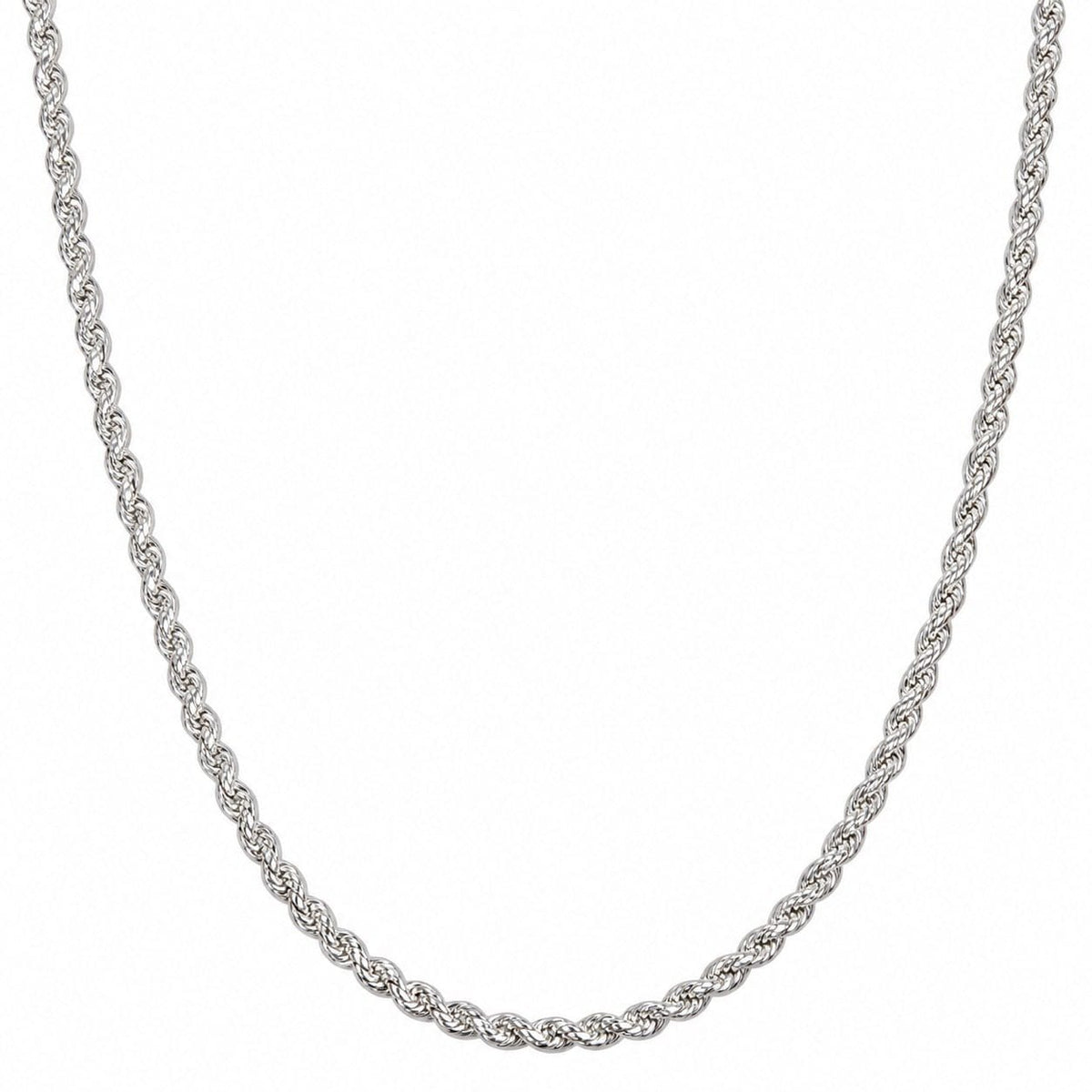 Silver Rope Chain for Men | Jauhari Jewellers
