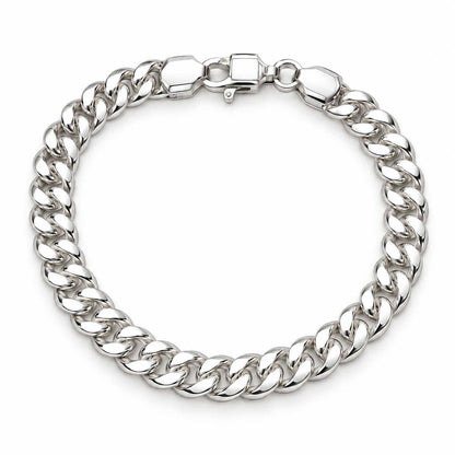 Silver Cuban Link Chain Bracelet for Men | Jauhari Jewellers