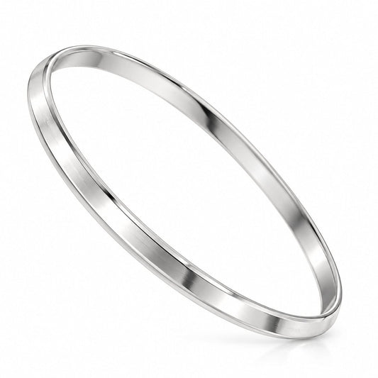 Silver Plain Kada for Men | Jauhari Jewellers