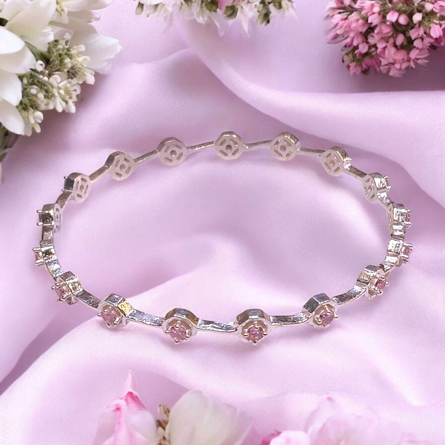 Silver bangles for women