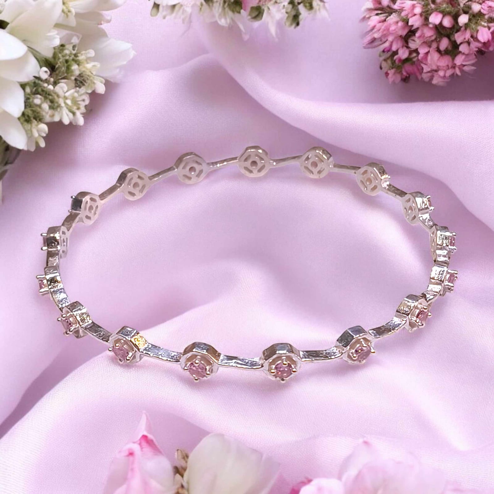 Silver bangles for women