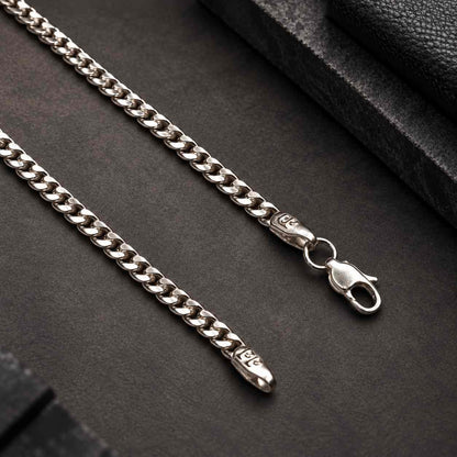 Silver Curb Chain for Men | Jauhari Jewellers