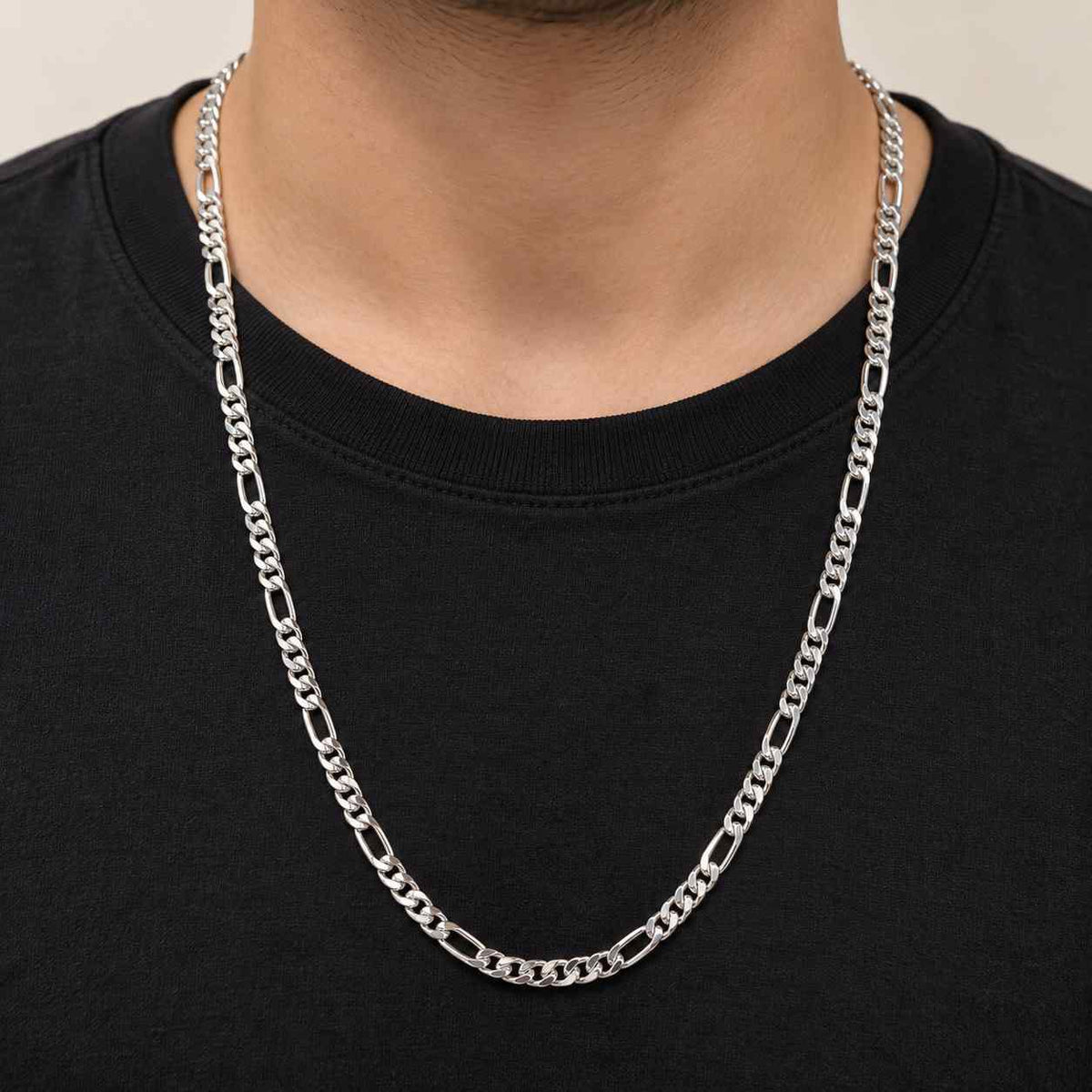 Silver Curb Chain for Men | Jauhari Jewellers