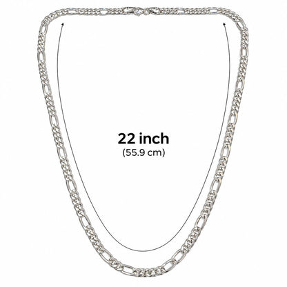 Silver Curb Chain for Men | Jauhari Jewellers