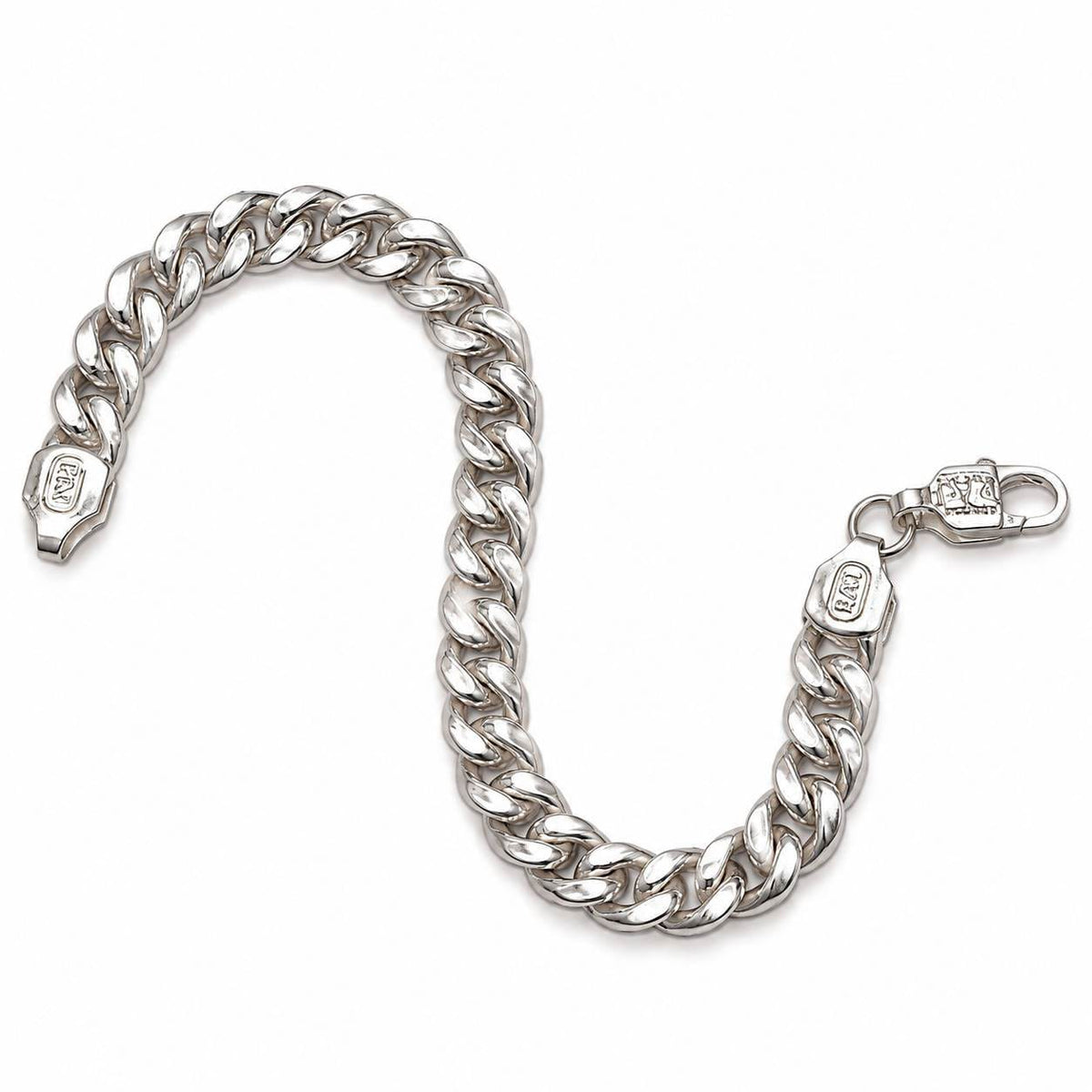 Silver Cuban Link Chain Bracelet for Men | Jauhari Jewellers