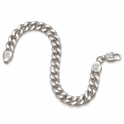 Silver Cuban Link Chain Bracelet for Men | Jauhari Jewellers