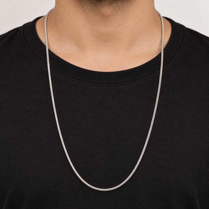 Silver Snake Chain for Men | Jauhari Jewellers
