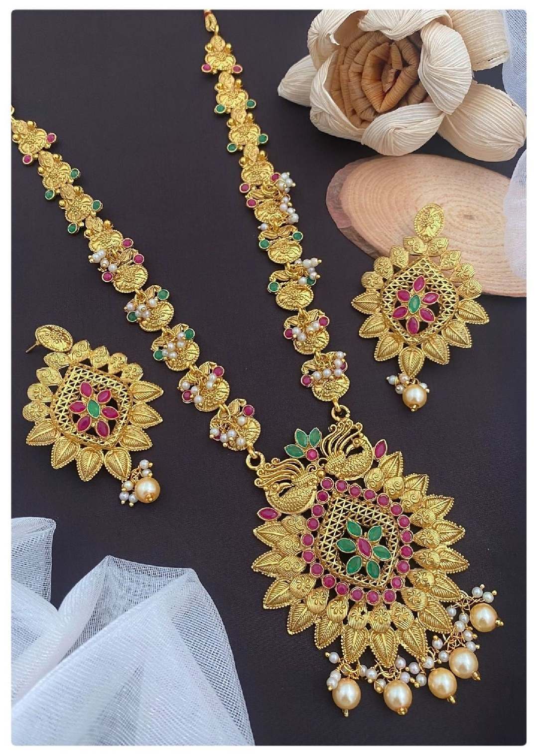 Antique Imitation Long Set - Jauhari Jewellers