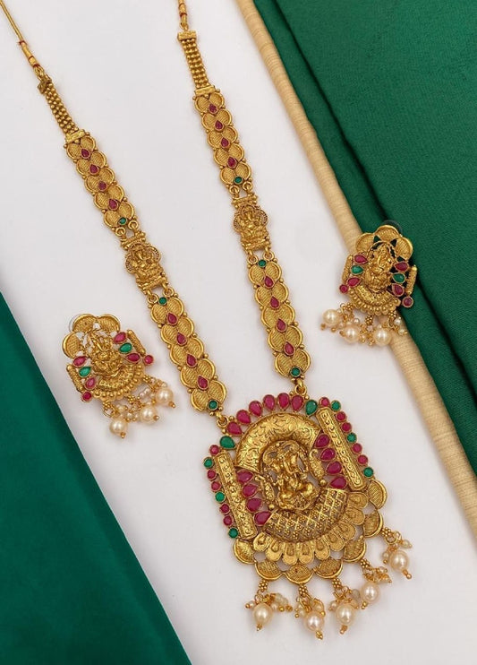 Antique Imitation Long Set - Jauhari Jewellers