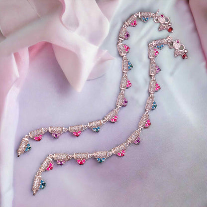 Fancy Silver Payal for Women - Jauhari Jewellers