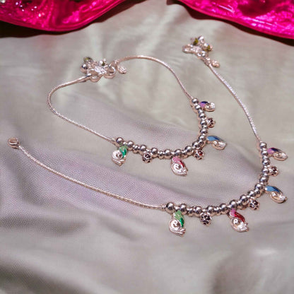 Fancy Silver Payal For Women - Jauhari Jewellers