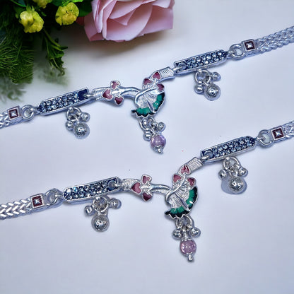 Fancy Silver Payal for Women - Jauhari Jewellers