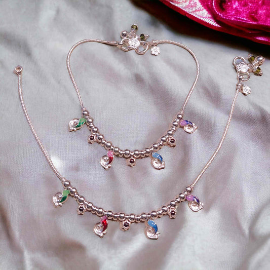 Fancy Silver Payal For Women - Jauhari Jewellers