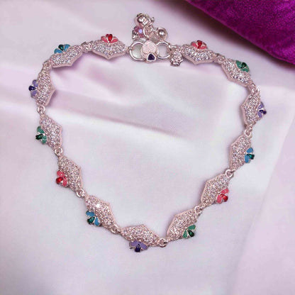 Fancy Silver Payal for Women - Jauhari Jewellers
