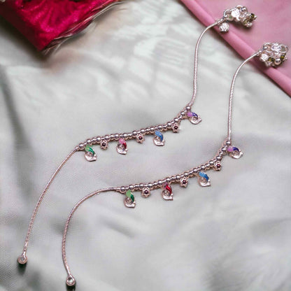 Fancy Silver Payal For Women - Jauhari Jewellers