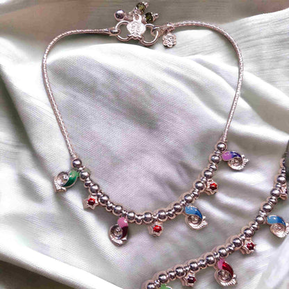 Fancy Silver Payal For Women - Jauhari Jewellers